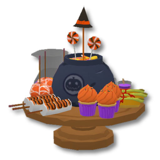 ハロウィンのアフタヌーンティーセットA